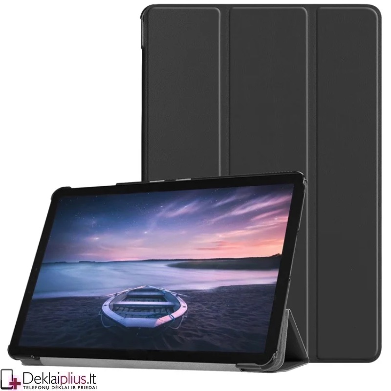 Dirbtinės odos atverčiamas dėklas - juodas (Samsung Galaxy Tab S4 10.5 (T835/T830) Dirbtinės odos atverčiamas dėklas - juodas (Samsung Galaxy Tab S4 10.5 (T835/T830)